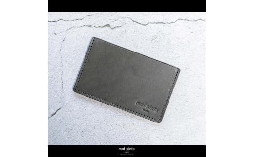 maf pinto (マフ ピント) カードケース 1枚 免許証 マイナンバーカード 薄型 スリム グレー レザー 本革 日本製福岡県大川市12500衣類・装飾品・工芸品その他 装飾品・工芸品