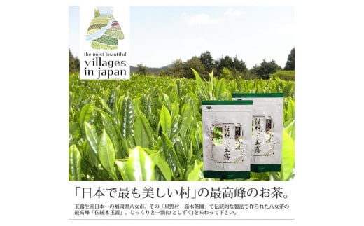 奥八女星野村 伝統本玉露 50g×2袋<八女茶>福岡県大川市17000お茶・飲料お茶
