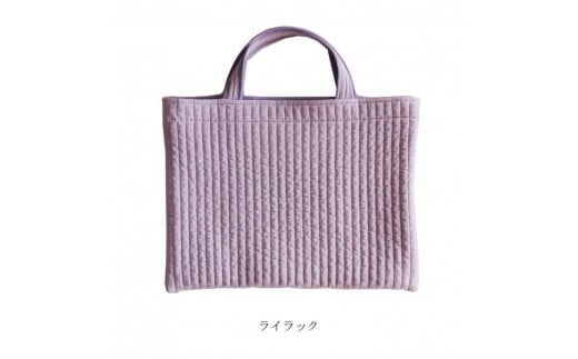 ヌビバッグ イブル レッスンバック キルティング (ライラック)福岡県大川市25000衣類・装飾品・工芸品鞄・バッグ
