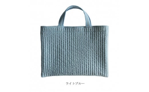 ヌビバッグ イブル レッスンバック キルティング (ライトブルー)福岡県大川市25000衣類・装飾品・工芸品鞄・バッグ