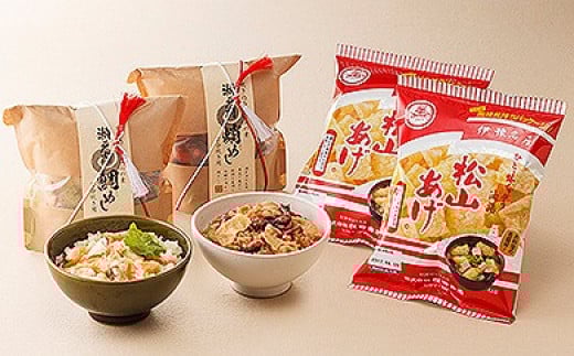 <程野商店>松山あげ&鯛めし、蛸めしの素セット愛媛県松山市14000鍋セット・総菜・加工食品その他 鍋セット・総菜・加工食品