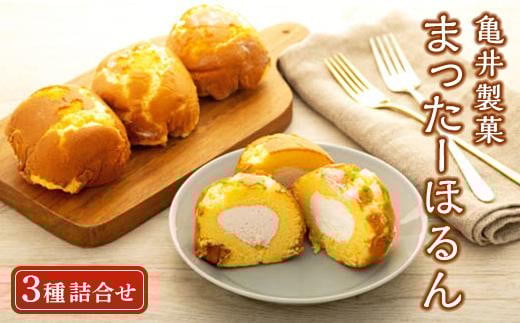 まったーほるん 詰合せ(3種)(プレーン・ココア・いよかん) 冷凍 菓子 スイーツ デザート ケーキ スポンジケーキ愛媛県松山市11000菓子・スイーツケーキ・カステラ