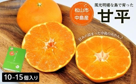 【発送は1月下旬から】 松山市中島産 甘平 L〜3Lサイズ 国産 愛媛みかん 愛媛ミカン みかん ミカン mikan 蜜柑 柑橘 フルーツ 果物 くだもの お取り寄せ 産地直送 数量限定 人気 おすすめ 愛媛