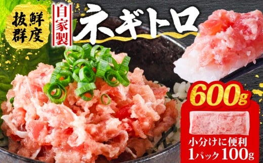 【1週間程度で発送】ネギトロ 600g ( 100g×6パック )愛媛県松山市6000魚介・海産物その他 魚介・海産物