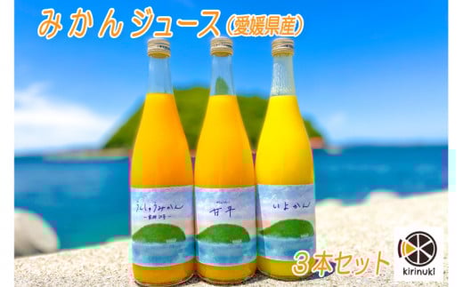 みかんジュース3本セット |  みかん 柑橘 伊予柑 甘平 セット ジュース ミカン 柑橘  みかん 愛媛県 松山市愛媛県松山市10000お茶・飲料果汁・野菜飲料