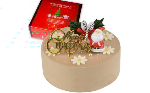 【着日指定可】クリスマスケーキ センイルケーキ  4号 直径13.5cm 2人〜4人分 285g 【クリスマス飾り付】【チョコレートクリーム】 スイーツ ギフト | デザート ケーキ お菓子 洋菓子 冷凍 着日