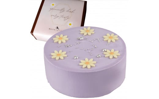 【着日指定可】ケーキ センイルケーキ 4号 直径13.5cm 2人〜4人分 285g 【単品(ローソクのみ) 】【パステルパープル】 スイーツ ギフト 誕生日ケーキ | デザート ケーキ お菓子 洋菓子 冷凍