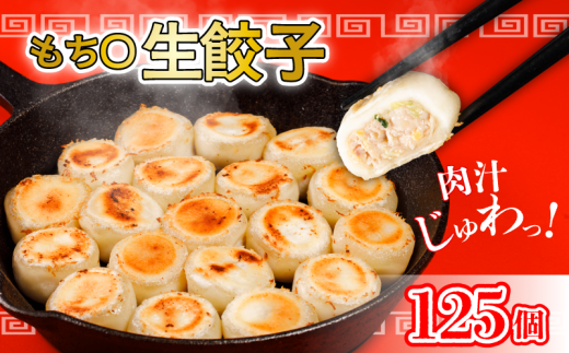 もち〇生餃子 【25個入×5パック 計125個】 冷凍餃子 国産豚肉 生餃子 業務用餃子 簡易包装餃子 おつまみ 餃子 お子様 餃子 豚肉餃子 家族 餃子 国産野菜 ぎょーざ ギョーザ 国内餃子 惣菜 冷