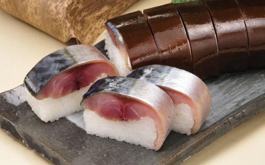 紀州和歌山の棒鯖寿司とあせ葉寿司(鯛4個・鮭3個)セット【tec603A】和歌山県串本町19000鍋セット・総菜・加工食品その他 鍋セット・総菜・加工食品