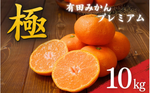 \光センサー選別/極 有田みかんプレミアム 10kg【光センサー 高糖度選別品】2S〜Lサイズ 有機質肥料100% ※2025年11月下旬頃〜2025年12月下旬頃に順次発送予定 ※北海道・沖縄・離島への配送