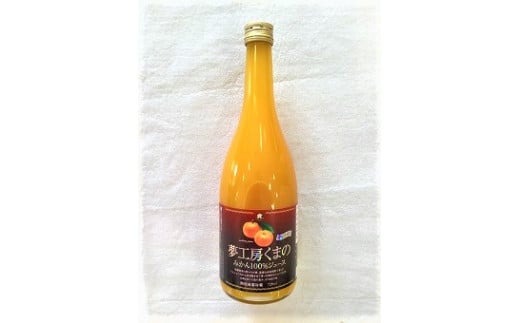 【 マルチ栽培みかん ストレートジュース】 720ml × 1本 温州 みかん 100% オレンジジュース ご自宅用 子供 三重県 熊野市【kmkn0143】三重県熊野市11000お茶・飲料果汁・野菜飲料