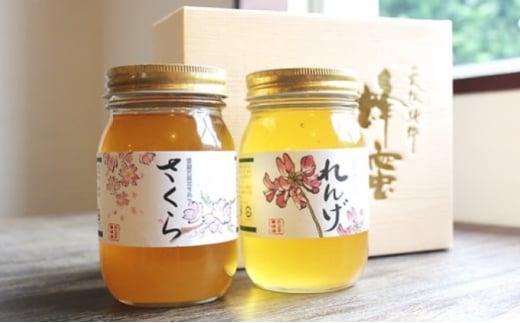 はちみつ 国産 天然 純はちみつ 600g×2本 さくら&れんげ ハチミツ 蜂蜜福岡県小郡市23000鍋セット・総菜・加工食品ジャム・はちみつ