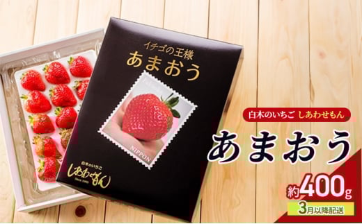 いちご 3月以降配送 しあわせもん あまおう 化粧箱 1箱 いちご職人 白木のいちご イチゴ 苺 果物 デザート ※配送不可:沖縄・離島福岡県小郡市17000果物・フルーツいちご