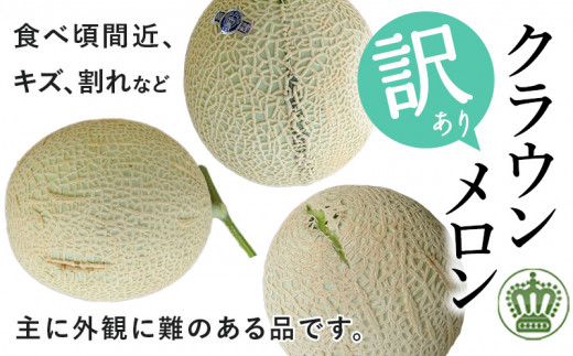 <訳あり>クラウンメロン 1玉【1486532】静岡県掛川市12000果物・フルーツメロン・スイカ