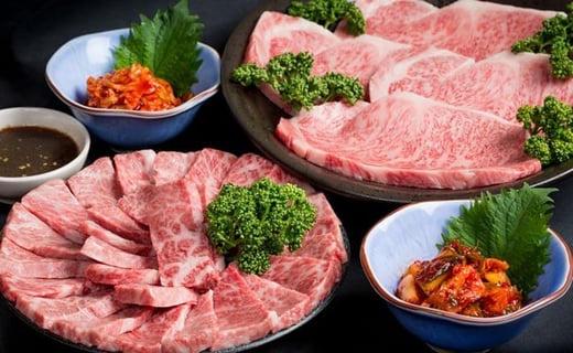 直営森山牧場産 焼き肉(800g)&キムチ(2種類) 黒毛和牛佐賀県小城市40000肉牛肉