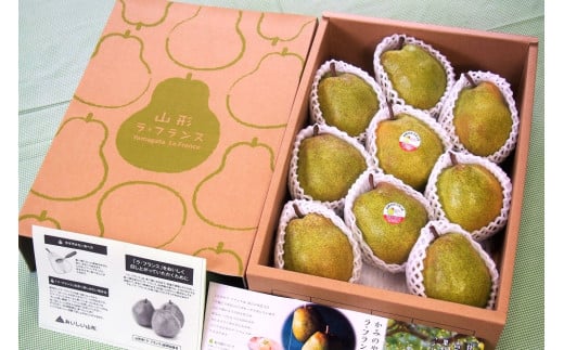西洋梨(ラ・フランス)3kg 特秀品 化粧箱詰め 0037-2507山形県上山市13000果物・フルーツりんご・梨