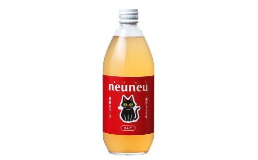 neuneu(ねうねう)りんごふじ果汁100%ジュース 600ml 0164-2502山形県上山市12000お茶・飲料果汁・野菜飲料