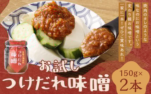 お味噌のつけだれ お試し 2個セット 合計300g(150g×2)福岡県嘉麻市9000調味料・油その他 調味料・油