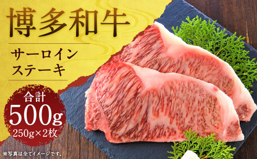 博多和牛サーロインステーキセット 約500g(約250g×2枚)福岡県嘉麻市19000肉牛肉