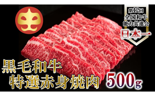 【うしの中山】 赤身 焼肉 用500g鹿児島県喜界町27000肉牛肉