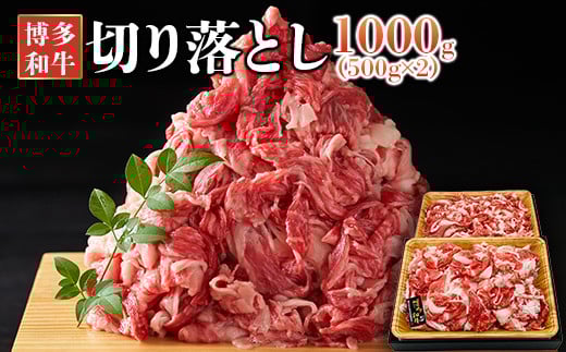 博多和牛切り落とし 1000g(500g×2p)福岡県田川市14000肉牛肉