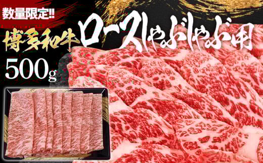 数量限定 博多和牛ロースしゃぶしゃぶ用 250g福岡県田川市11000肉牛肉