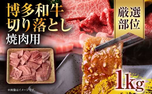 訳あり!博多和牛焼肉切り落とし 1kg(500g×2p)福岡県田川市21000肉牛肉