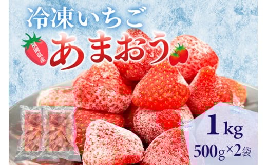 冷凍あまおう 福岡スイーツ自然の贈り物かわいい化粧箱入り 福岡県産冷凍あまおう 1kg 冷凍 いちご イチゴ 苺 お取り寄せグルメ お取り寄せ 福岡 お土産 九州 福岡土産 取り寄せ グルメ 福