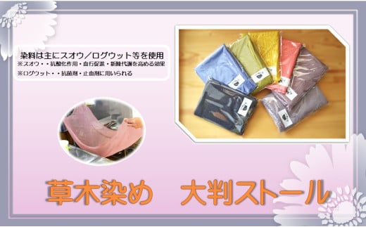 草木染め 大判ストール山形県飯豊町10000衣類・装飾品・工芸品その他 装飾品・工芸品