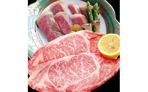 しゃぶまるセット A4A5等級オリーブ牛ロースステーキセット 3人前香川県高松市34000肉牛肉