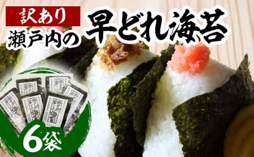 瀬戸内の早どれ海苔<訳あり>6袋香川県高松市11000魚介・海産物のり・海藻