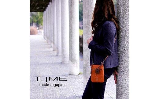 LIME(ライム) ヌメ革ミニショルダーバッグ キャメル香川県高松市29000衣類・装飾品・工芸品鞄・バッグ