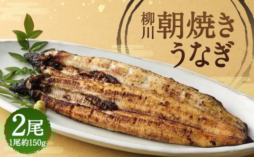 柳川 朝焼きうなぎ 2尾入 約150g×2 合計約300g タレ・山椒3袋福岡県柳川市23000魚介・海産物うなぎ