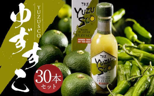 ゆずすこ 75g×30本 セット 液体 ゆずこしょう 調味料福岡県柳川市69000調味料・油酢