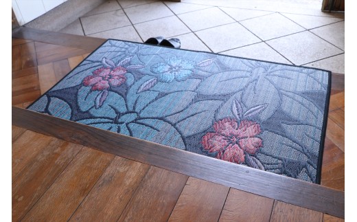 抗菌防臭・消臭 玄関マット なでしこ 70cm×120cm BL(ブルー) マット 敷き物 いぐさ い草 イグサ い草マット 福岡県 柳川市福岡県柳川市27000衣類・装飾品・工芸品その他 装飾品・工芸品
