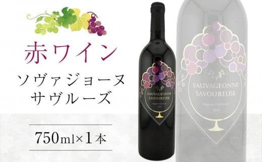 ソヴァジョーヌ・サヴルーズ 750ml×1本【国産 赤ワイン ワイン さぬきワイン ぶどう】香川県さぬき市14000酒・アルコールワイン