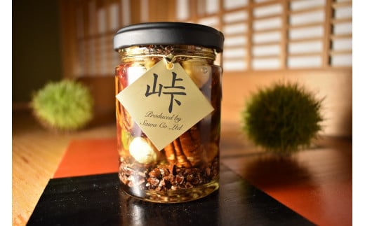 ナッツの蜂蜜漬【峠プレミアム 爛(RAN)】〜熊野古道 峠の蜂蜜×ナッツ 【SW15】和歌山県和歌山市8500鍋セット・総菜・加工食品ジャム・はちみつ