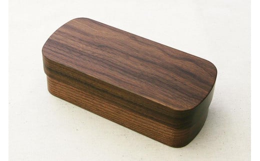 ◇銘木弁当箱 ウォルナット ナノコート 弁当包みセット【コトリ】【TN164】和歌山県和歌山市66000雑貨・日用品食器・グラス