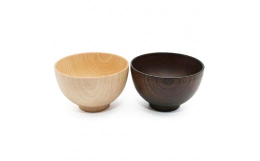 けやき シフォンスープボール(S) ペアNA/DBR【TN182】和歌山県和歌山市53000雑貨・日用品食器・グラス