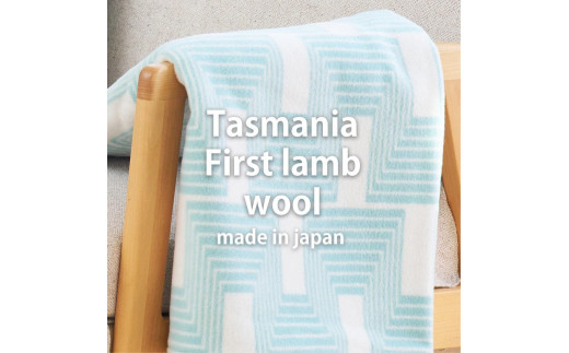 【ハーフサイズ】洗えるタスマニアラムウール混毛布 100×140cm  OTW-R-GR和歌山県和歌山市21000雑貨・日用品寝具・タオル