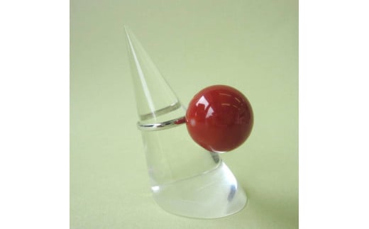 珊瑚職人館の珊瑚の指輪28高知県宿毛市2200000衣類・装飾品・工芸品アクセサリー