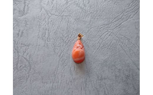海の秘宝珊瑚:ペンダントトップD高知県宿毛市72000衣類・装飾品・工芸品アクセサリー