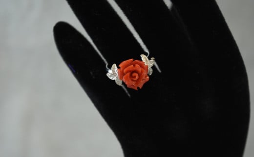 さんごの吉良:赤珊瑚リング高知県宿毛市660000衣類・装飾品・工芸品アクセサリー