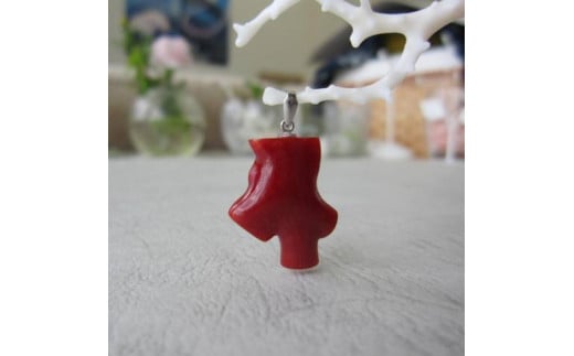 珊瑚職人館の珊瑚ペンダント99高知県宿毛市180000衣類・装飾品・工芸品アクセサリー