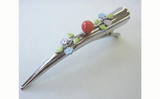 珊瑚職人館の珊瑚のヘアアクセサリー5高知県宿毛市18000衣類・装飾品・工芸品アクセサリー