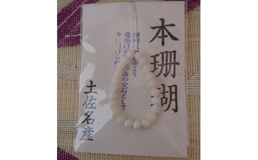 海の秘宝珊瑚:赤ちゃんのお守りA高知県宿毛市12000衣類・装飾品・工芸品その他 装飾品・工芸品