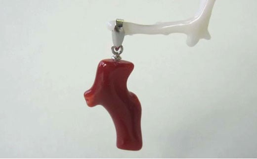 珊瑚職人館の珊瑚ペンダント135高知県宿毛市50000衣類・装飾品・工芸品アクセサリー