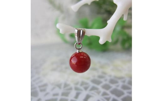 珊瑚職人館の珊瑚ペンダント120高知県宿毛市200000衣類・装飾品・工芸品アクセサリー