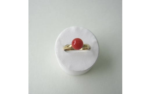 珊瑚職人館の珊瑚の指輪61高知県宿毛市200000衣類・装飾品・工芸品アクセサリー
