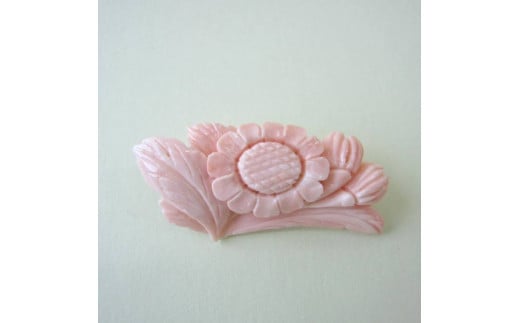 珊瑚職人館の珊瑚ブローチ27高知県宿毛市48000衣類・装飾品・工芸品アクセサリー